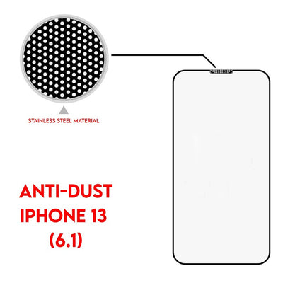 APPLE IPHONE 13 (6.1) -  ANTI DUST GLASS PROTECTOR